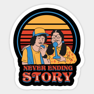 never ending story Sticker